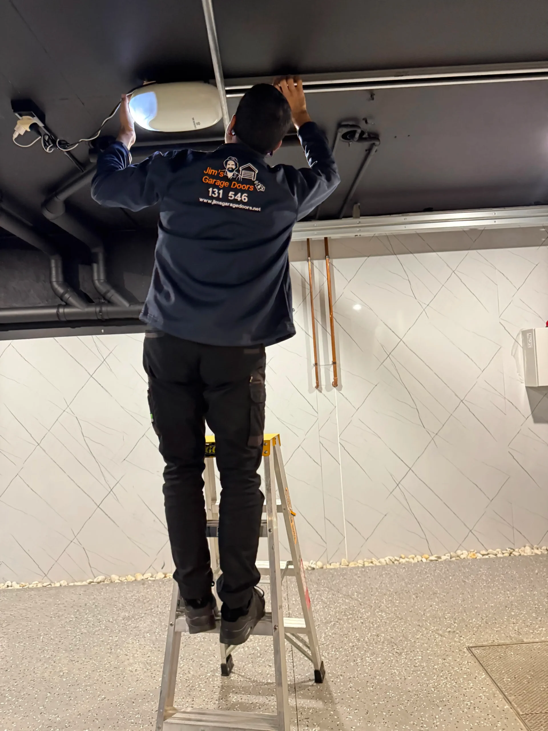 Garage door maintenance service