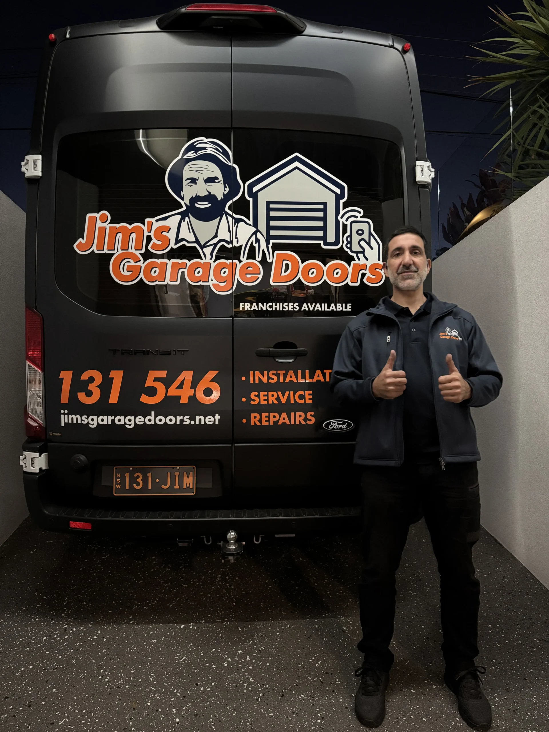 Garage door maintenance service