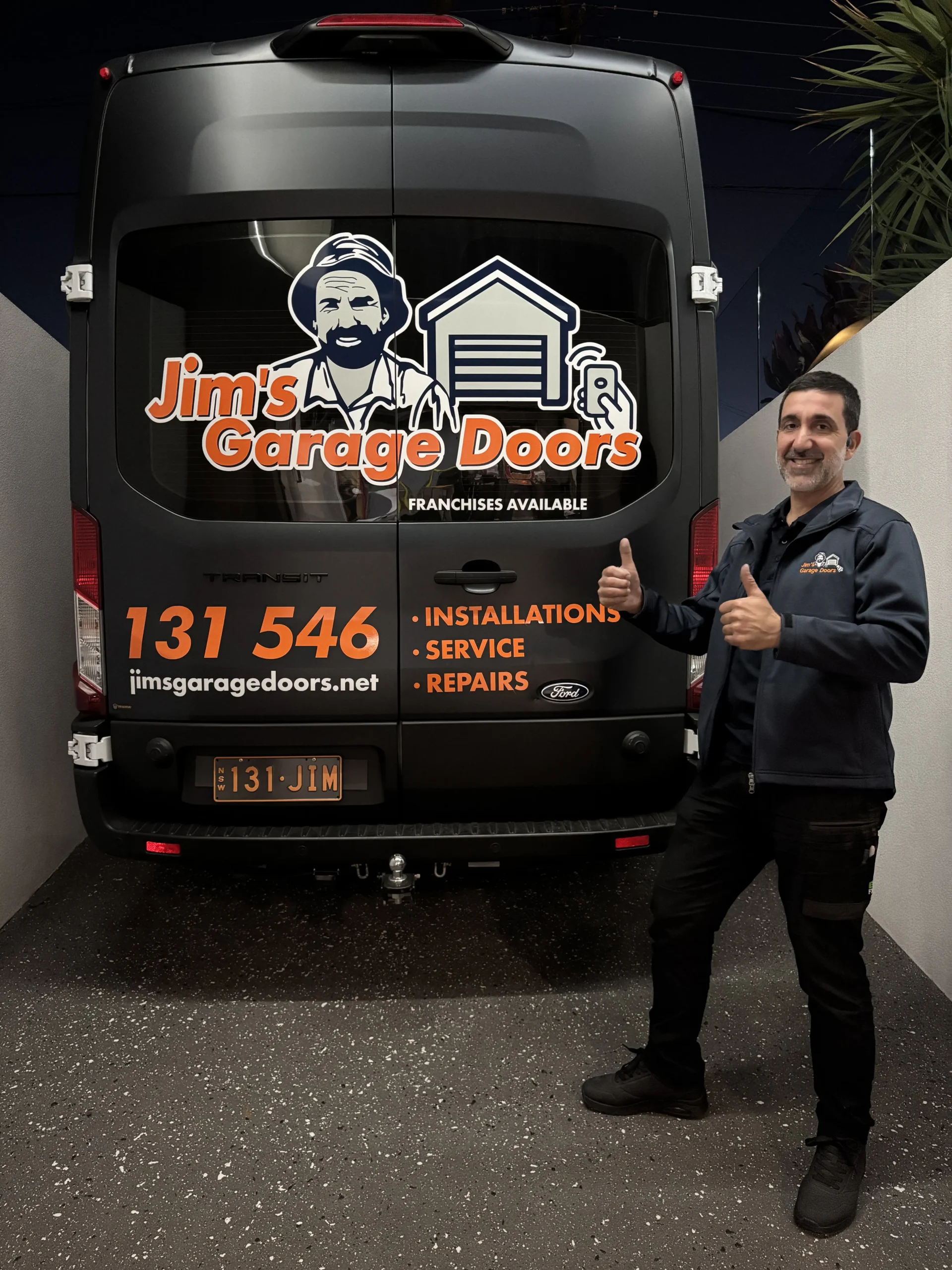 Garage door maintenance service