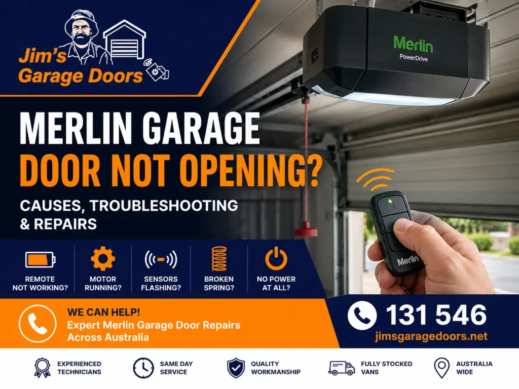 Merlin Garage Door Not Opening