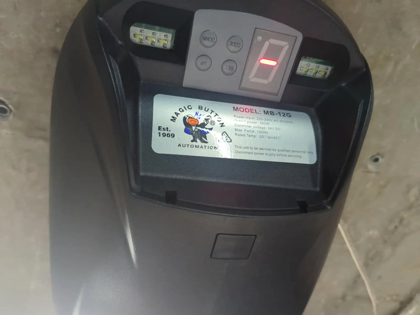 Magic Buttonz MB12G garage door opener