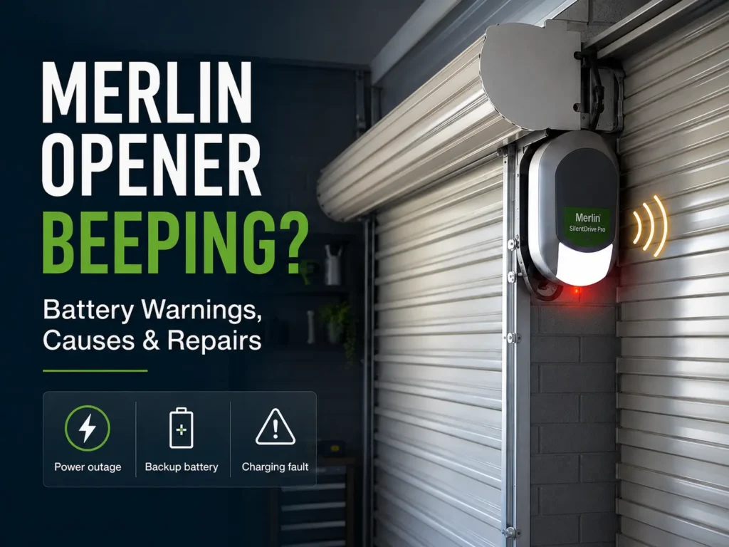 Merlin Garage Door Opener Beeping