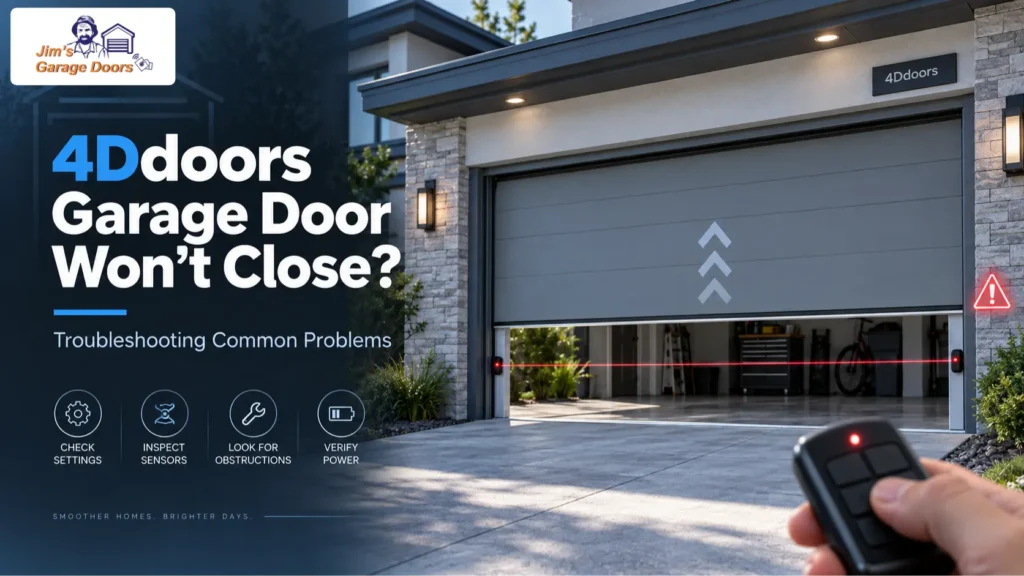 4Ddoors Garage Door Won’t Close