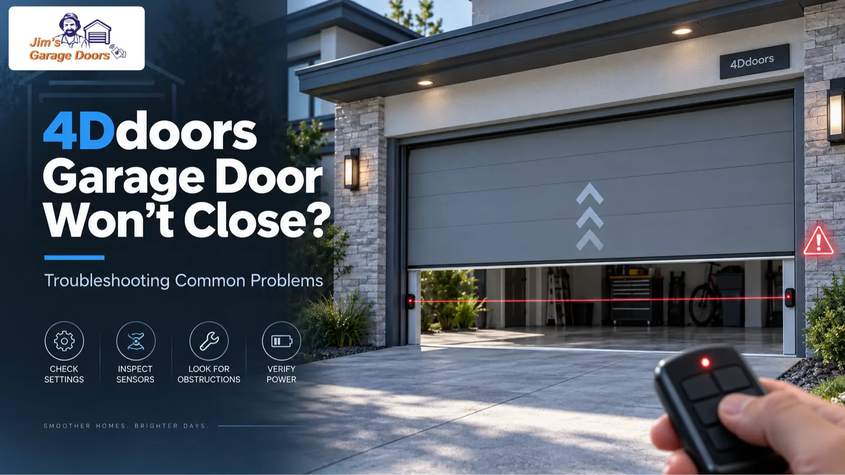4Ddoors Garage Door Won’t Close