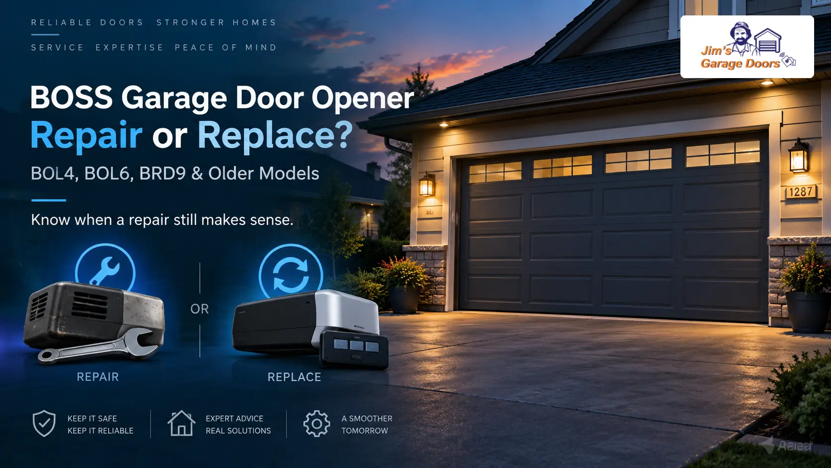 BOSS Garage Door Opener Repair or Replace