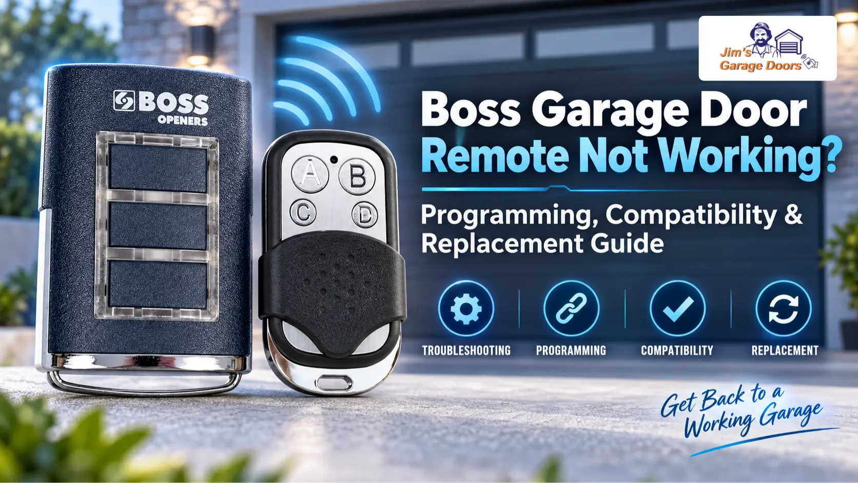 BOSS Garage Door Remote Not Working