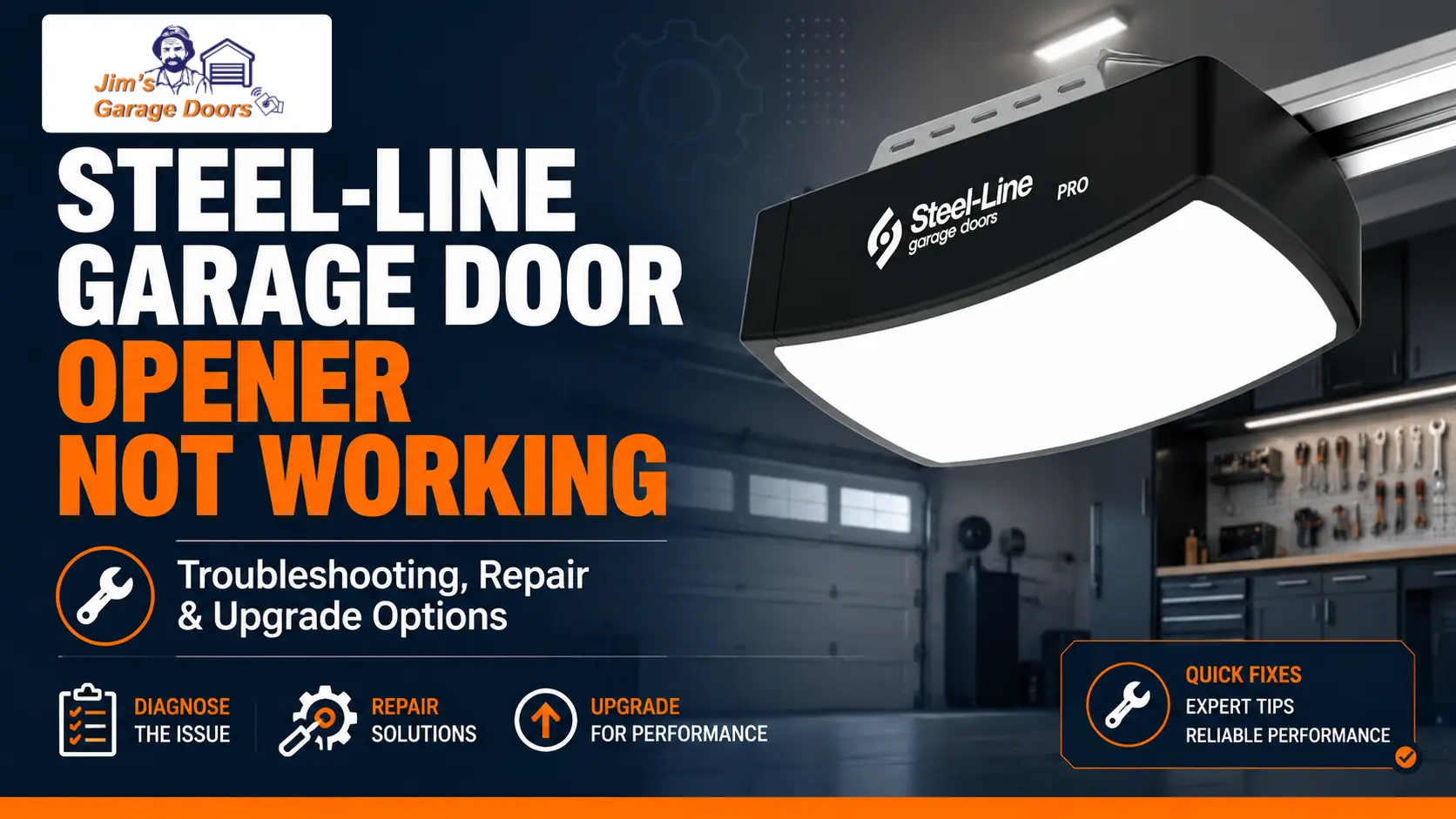 Steel-Line Garage Door Opener Not Working
